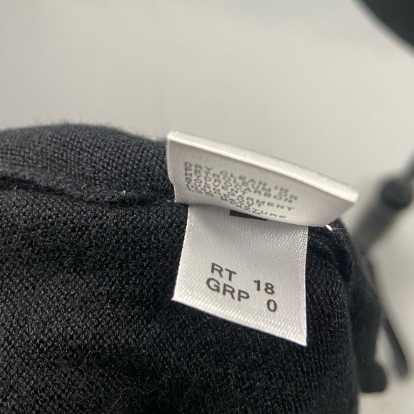 St. John Sweater Open Cardigan Medium Black - Picture 11 of 13